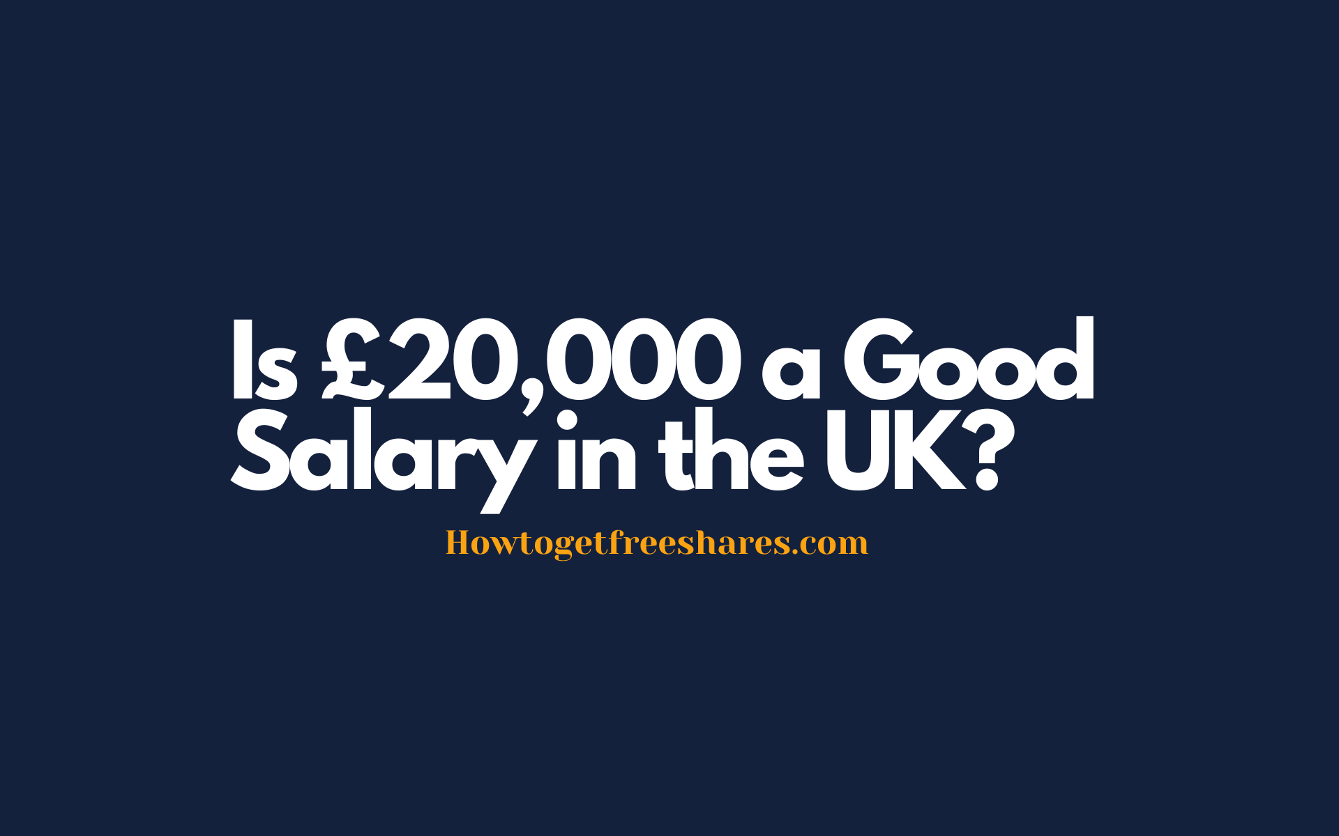 is 20000 a good salary