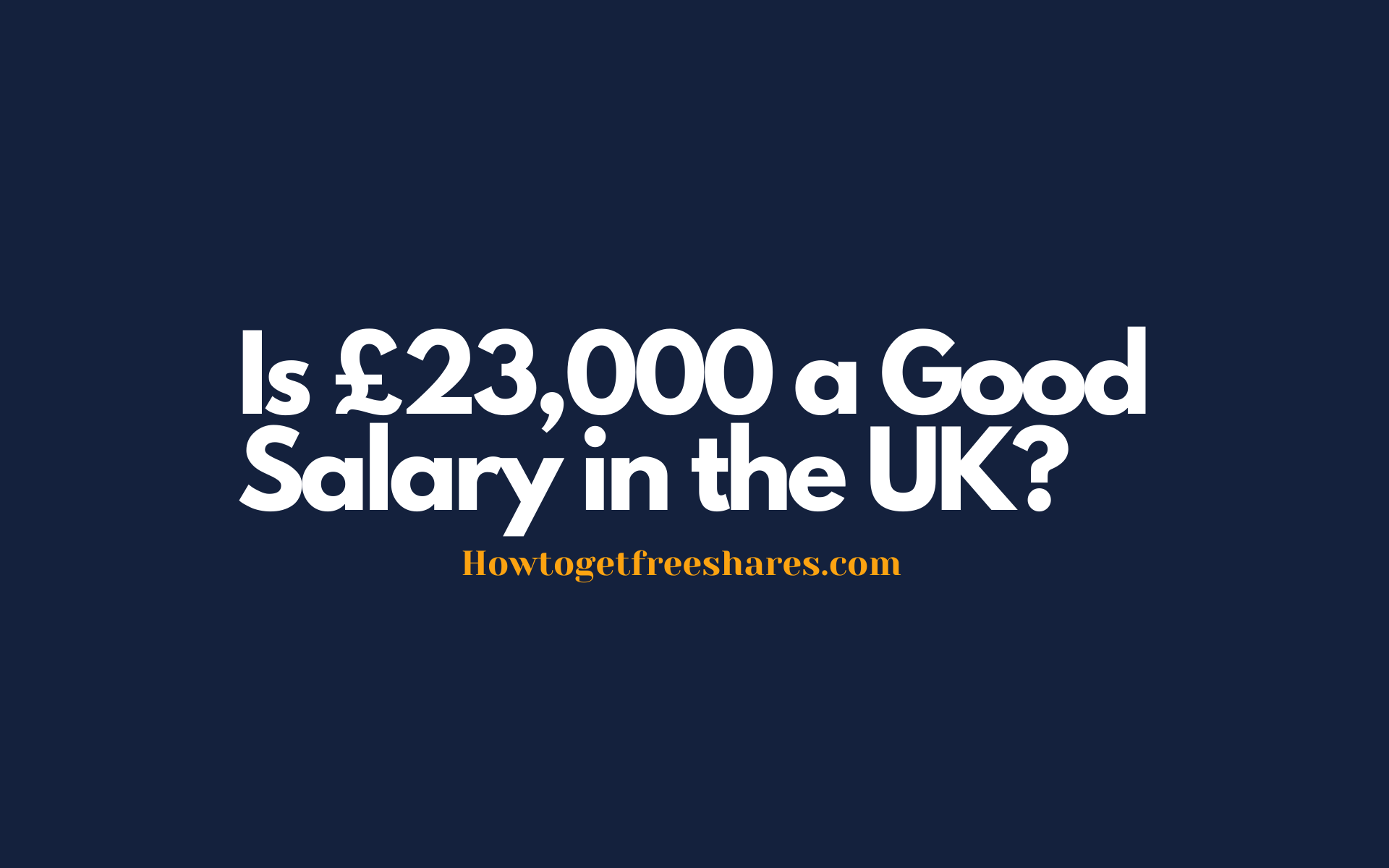 is 23000 a good salary