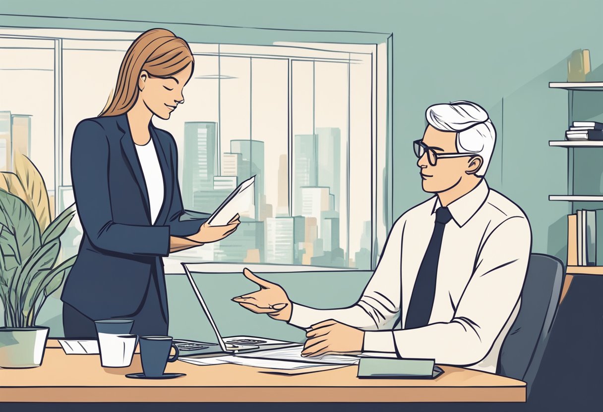 woman negotiating salary