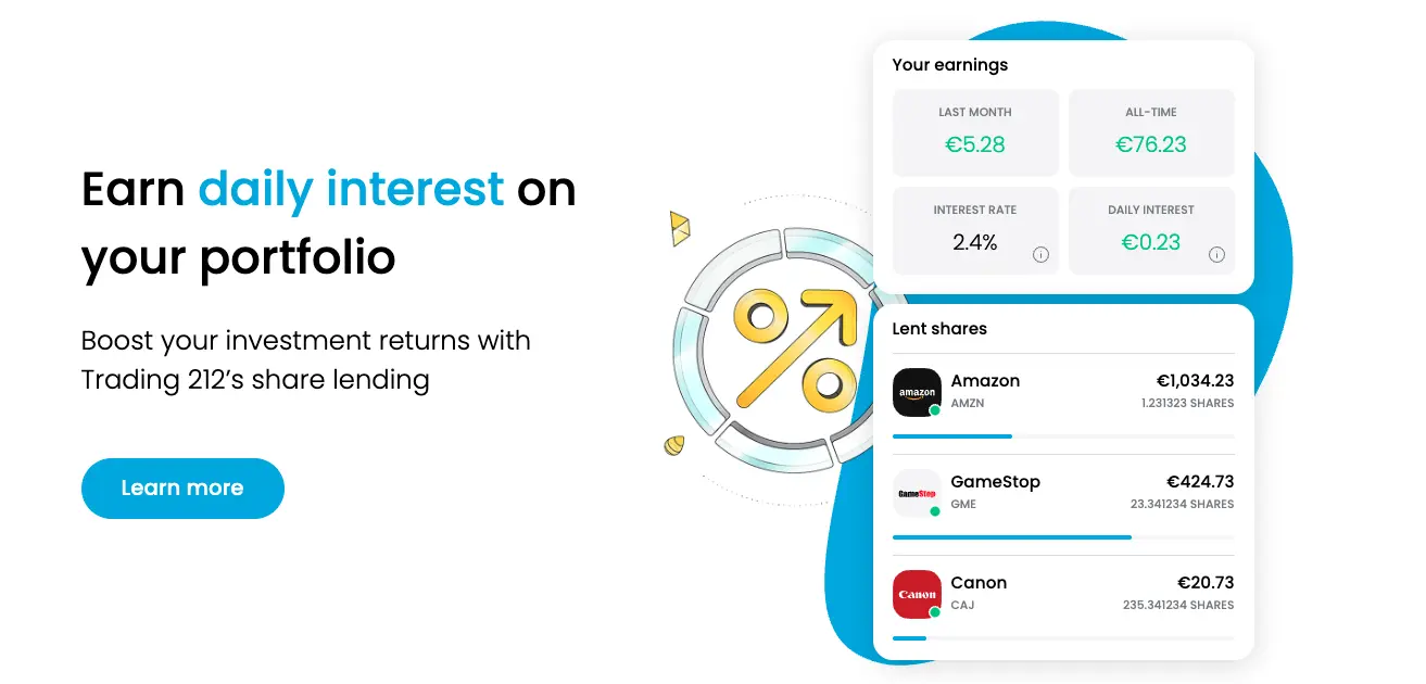 trading212 earn daily interest